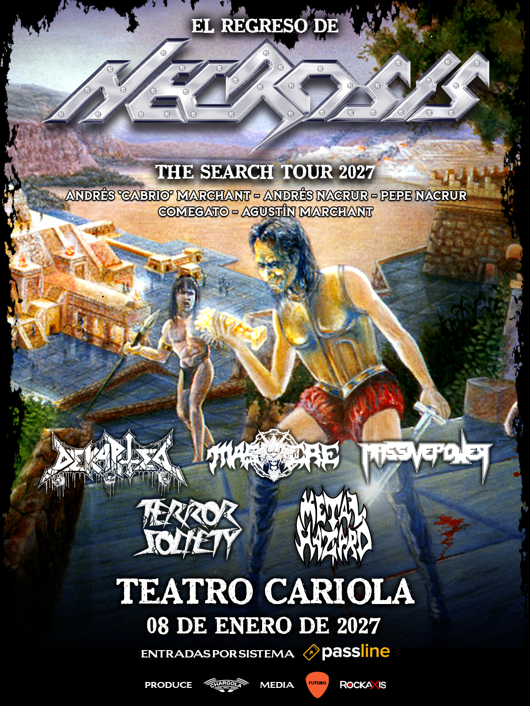 El regreso de Necrosis confirma sus bandas invitadas